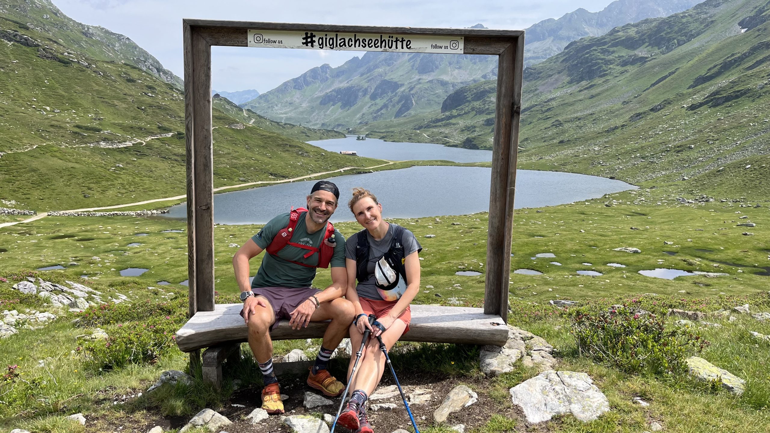 Tourispot oberhalb der Giglachsee Hütte