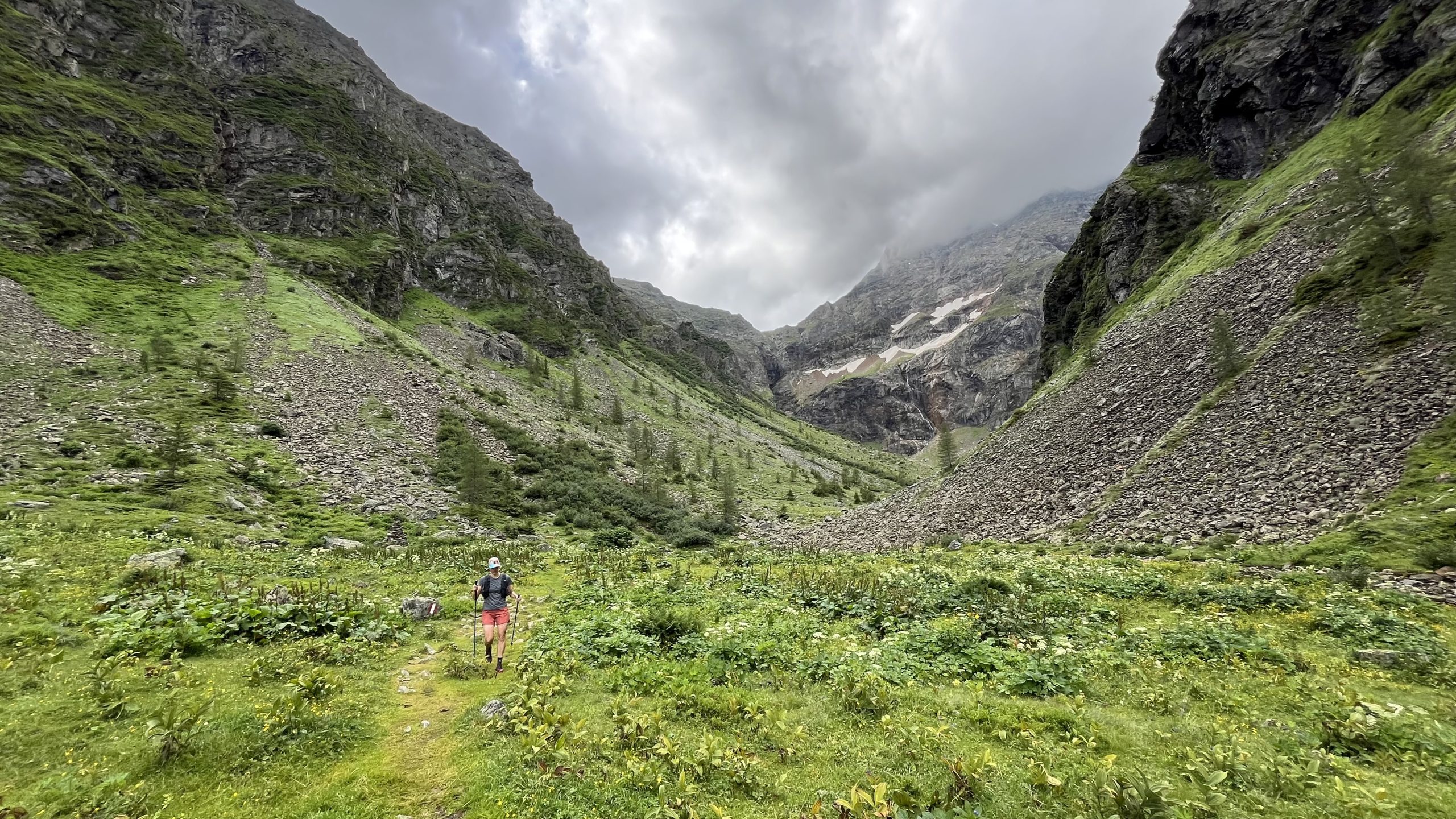 talwärts Richtung Gollinghütte